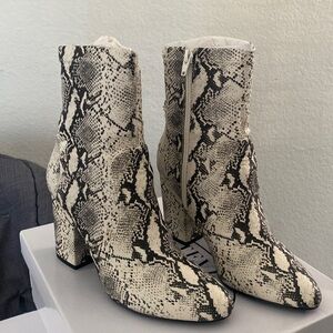 Steve Madden Snake Booties